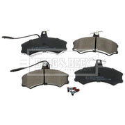 Borg & Beck Front Brake Vented Discs & Pads fits Fiat Chassis 1990-1994 2.5