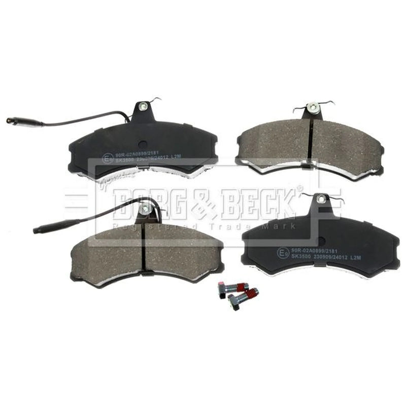 Borg & Beck Front Brake Vented Discs & Pads fits Fiat Chassis 1990-1994 2.5