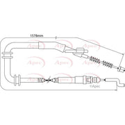 Apec Handbrake Cable Right Rear CAB1514