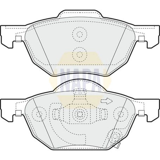 NAPA Front Brake Pad Set NBP1739