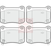 Apec Rear Brake Pad Set fits Lexus Is II 2007-2013
