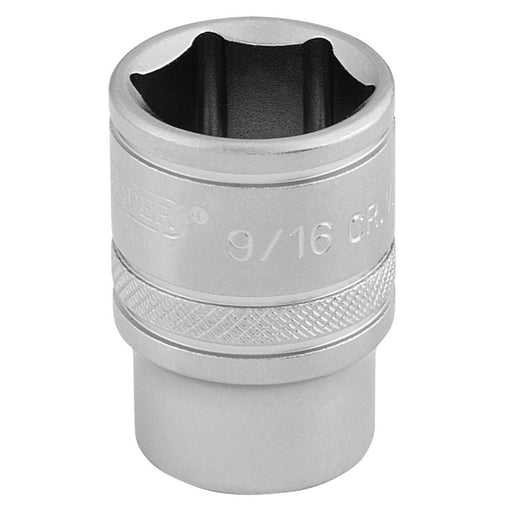 Draper 6 Point Imperial Socket, 3/8" Sq. Dr., 9/16" 16571 Draper - Dynamic Drive