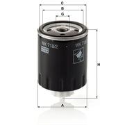 MANN-FILTER Full Service Kit with Air, Oil, Fuel & Cabin fits Mitsubishi Carisma