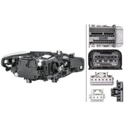 Hella Headlight Headlamp LED Left fits BMW 3 2011-2019