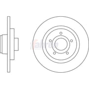 Fahren Rear Brake Discs FBD6610-x2
