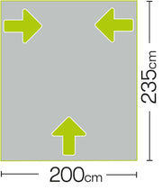 Quest Falcon Pro Base 200 Air Porch Caravan Awning Quest Leisure - Dynamic Drive