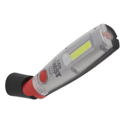 Sealey Rechargeable Inspection Lamp 360 Twist 8W COB LED Light 1000 Lumens Torch Sealey  - Dynamic Drive