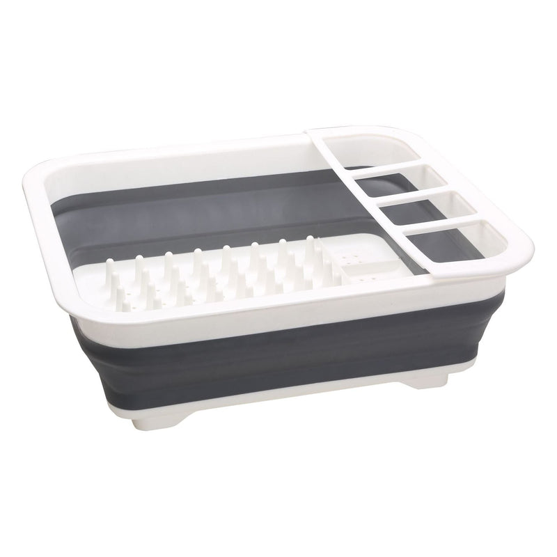Collapsible-wares dish rack with cutlery holder K0201 Quest - Dynamic Drive