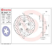 Brembo Front Floating Brake Disc & Rear Floating Brake Di fits Suzuki Gsf Bandit