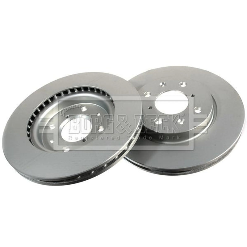Borg & Beck Front Brake Vented Discs & Pads fits Suzuki Swift III 2012-2017 1.6