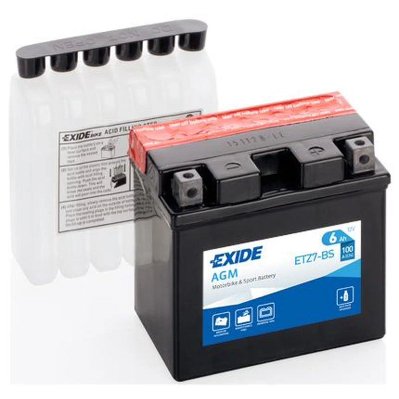 Exide Battery 12V 6Ah 100A ETZ7-BS