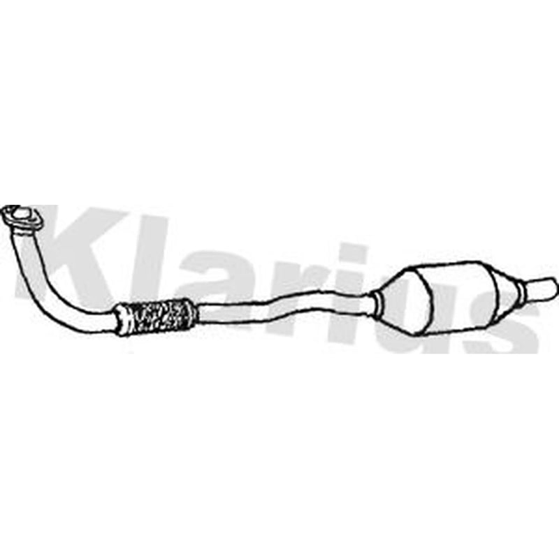 Klarius Catalyst Type Approved With Pipe Front fits Opel Astra F Classic