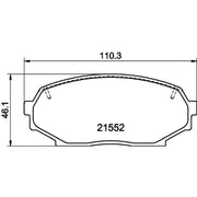 Mintex Front & Rear Brake Discs & Pads fits Mazda MX-5 1990-1994 1.6