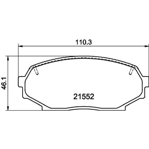 Mintex Front & Rear Brake Discs & Pads fits Mazda MX-5 1990-1994 1.6