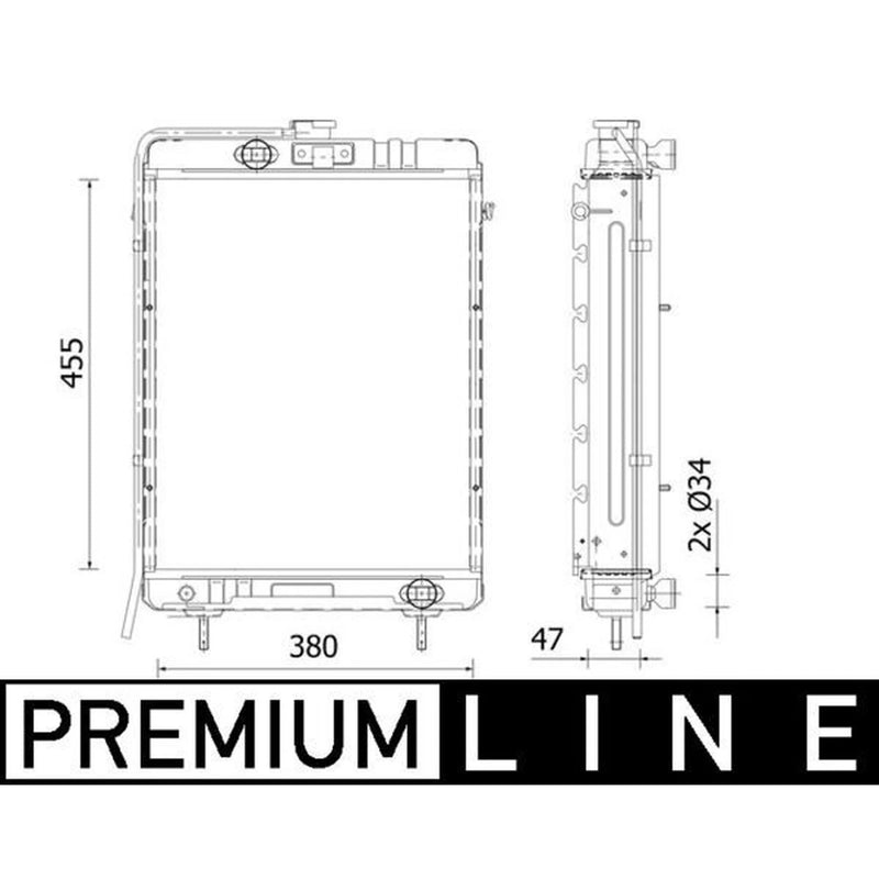 Mahle Engine Radiator