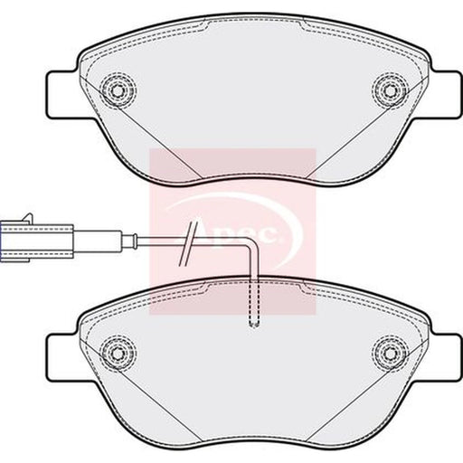 Apec Front Brake Pad Set PAD2109