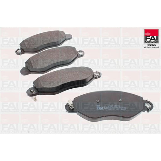 FAI Front Brake Pad Set fits Ford Transit 2000-2006 2.0