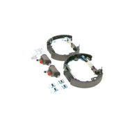 Bosch Brake Shoe Set Axle Kit fits Ford Focus I 1998-2005 1.8