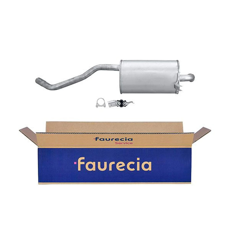 Hella End Silencer Rear fits Renault Clio III 2005-2014 1.2 1.5