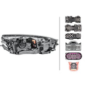 Hella Headlight Headlamp LED Left fits Audi A7 2010-2018 1.8 2.0 2.8 3.0