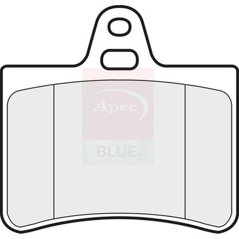 Apec Rear Brake Pad Set fits Citroën C5 I 2001-2004 1.8 2.0 2.2 3.0