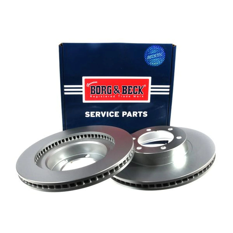 Borg & Beck Front Brake Discs & Pads fits Toyota Land Cruiser Prado 2002-2010