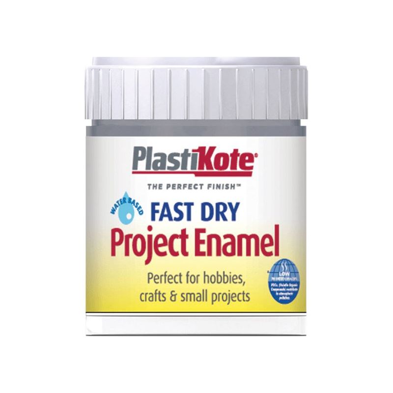 Plastikote Fast Dry Enamel Paint B52 Bottle Pewter 59ml PlastiKote - Dynamic Drive