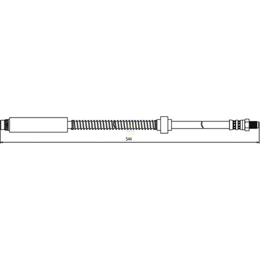 NAPA Brake Hydraulic Hose Line Front NBH1428