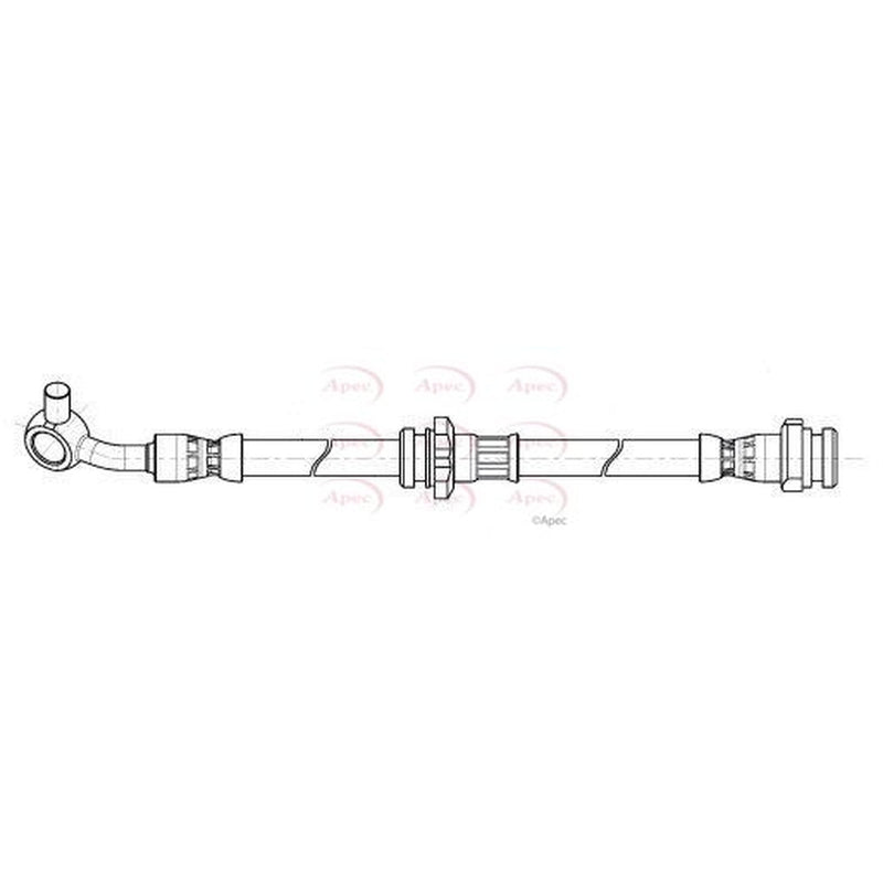 Apec Brake Hydraulic Hose Line Front Right fits Nissan X-Trail 2014 on