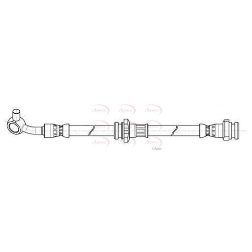 Apec Brake Hydraulic Hose Line Front Right HOS4187