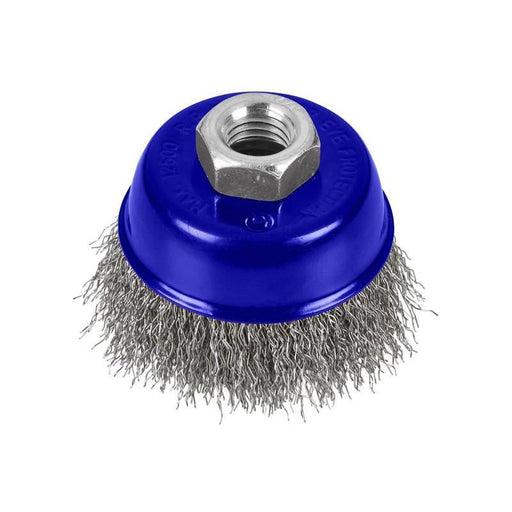 Bluespot Tools Steel Wire Cup Brush 65mm M14 X 2 BlueSpot Tools - Dynamic Drive