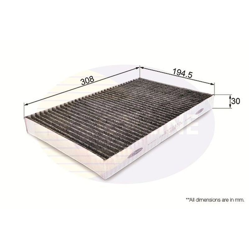 Comline Cabin Air Filter (Pollen Filter) fits Audi 100 C3 1990 on 2.5