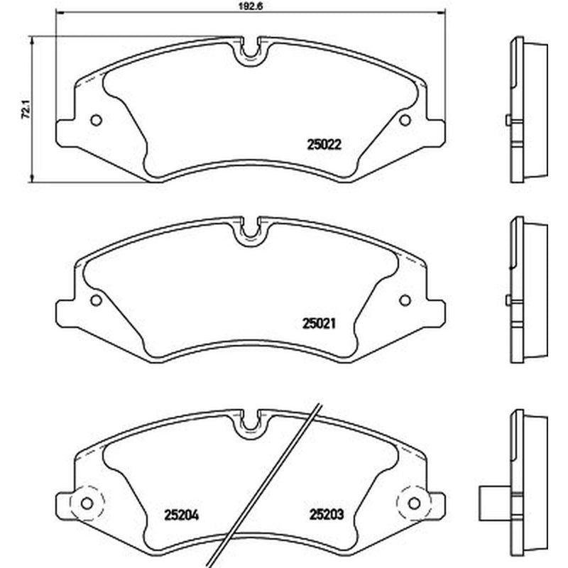 Mintex Front & Rear Pads fits Land Rover Range Rover Sport I 2009-2013 5.0