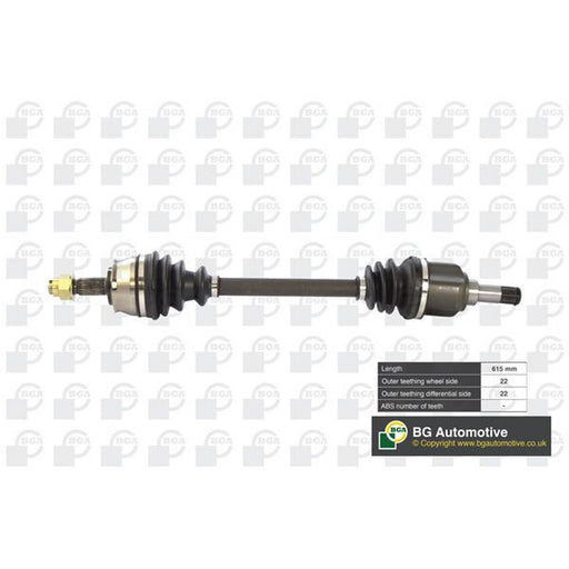 BGA CV Drive Shaft Driveshaft Front Left fits Fiat Punto 1999-2012