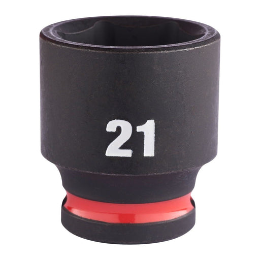 Milwaukee 21mm 3/8 Impact Socket Std-1Pc New 4932480278 Milwaukee - Dynamic Drive