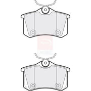 Apec Front & Rear Pads fits Citroën C4 I 2008-2011 1.6