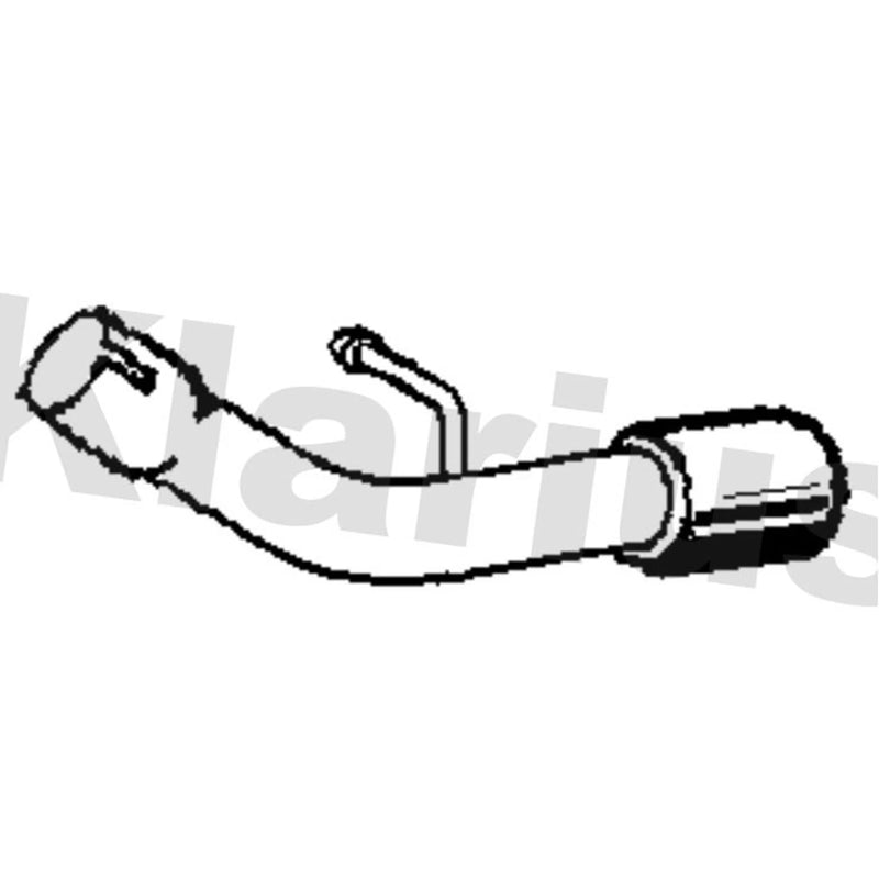 Klarius Exhaust Pipe OD fits Mazda 3 2003-2009 2.0