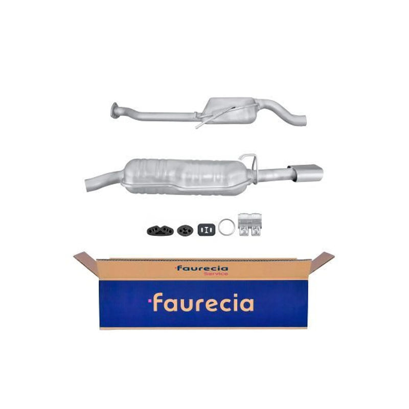 Hella End Silencer Rear fits Alfa Romeo 146 1995-2001 2.0