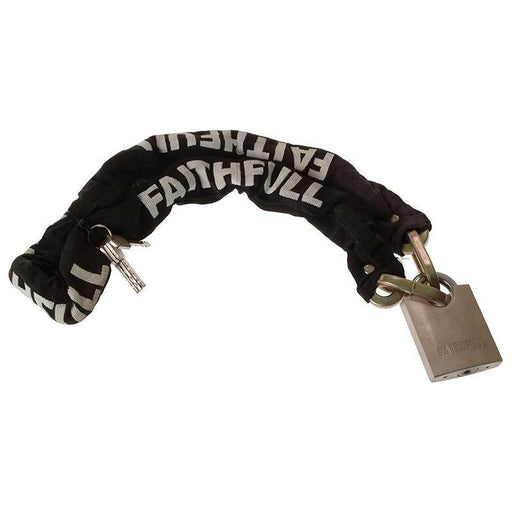 Faithfull Padlock & Chain 1m x 9.5mm Faithfull - Dynamic Drive