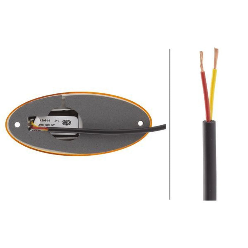 Hella Side Marker Light Wide High