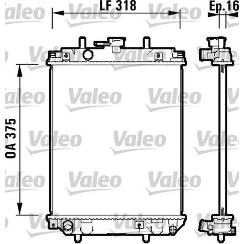 Valeo Engine Radiator 734105