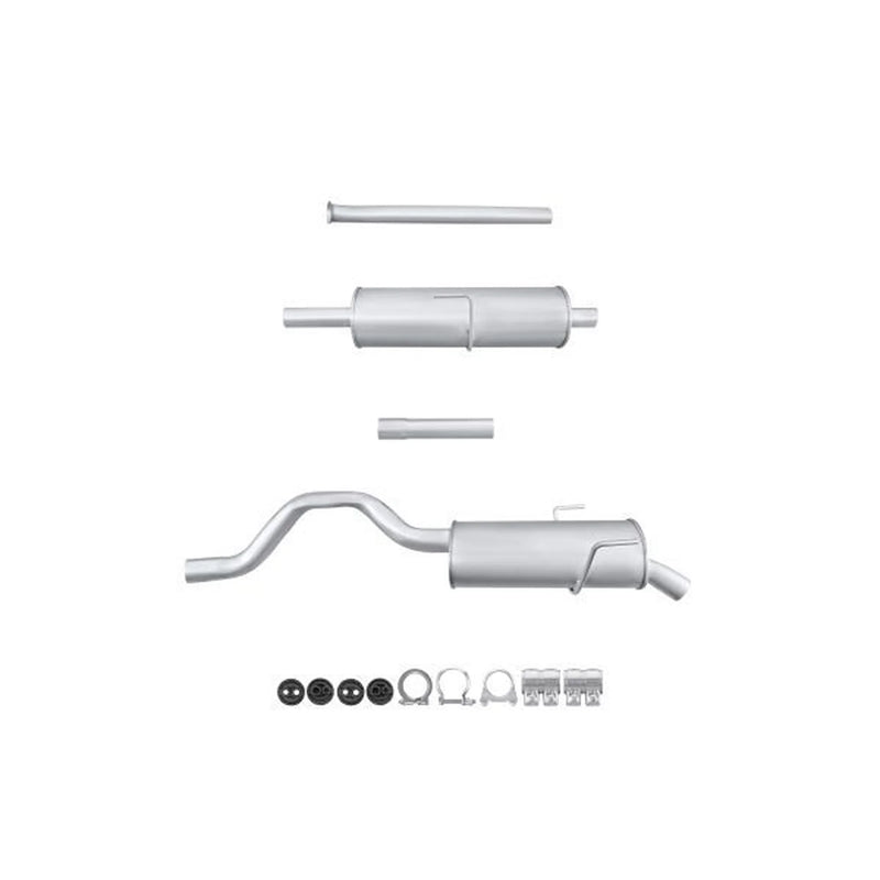 Hella End Silencer Rear fits Renault Espace 1998-2002 2.0