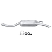 Hella End Silencer Rear fits Mercedes-Benz 124 1988-1993