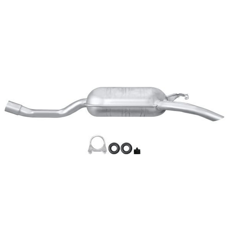 Hella End Silencer Rear fits Mercedes-Benz 124 1988-1993