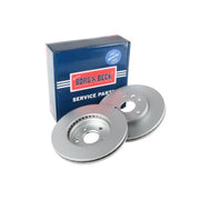 Borg & Beck Front & Rear Brake Discs & Pads fits Opel Astra J Hatchback
