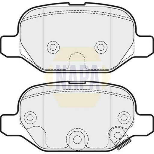 NAPA Rear Brake Pad Set NBP1772