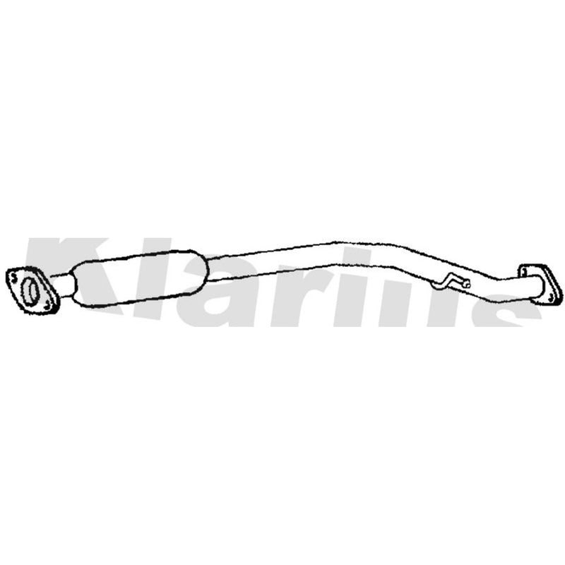 Klarius Box With Centre Pipe Centre fits Subaru Forester 1997-2002 2.0