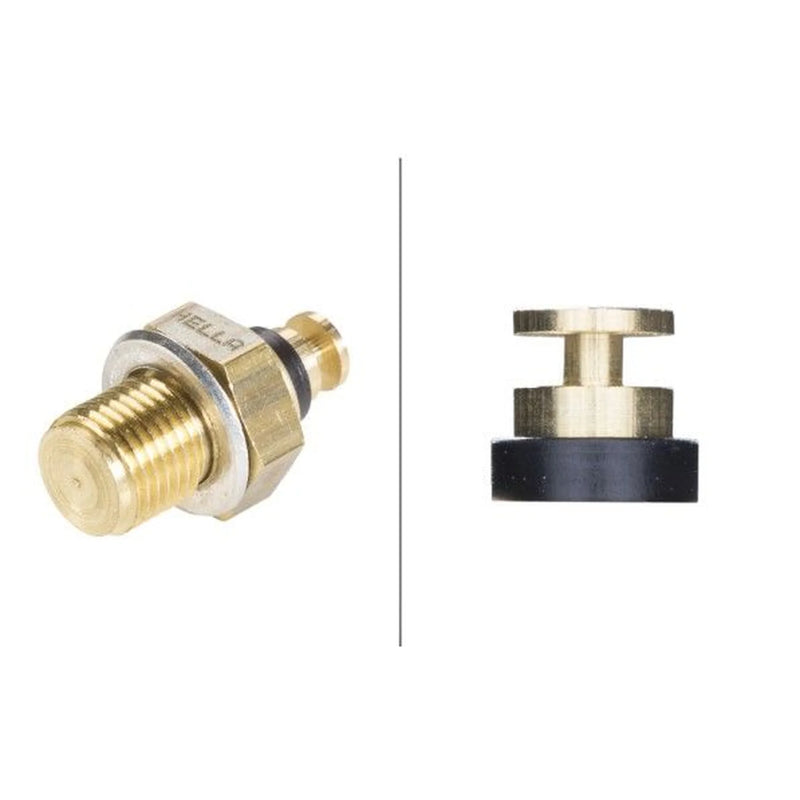 Hella Coolant Temperature Sensor fits VW Caddy I 1982-1992 1.5 1.6 1.8