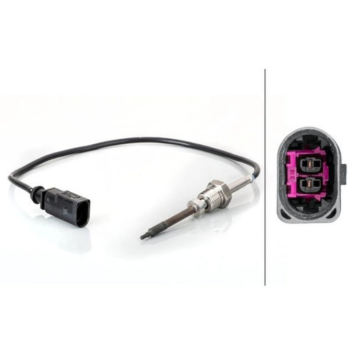 Hella Exhaust Gas Temperature Sensor before soot particu fits Audi A6 Allroad C6