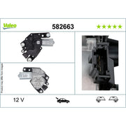Valeo Front/Rear Wiper Motor Rear 582663